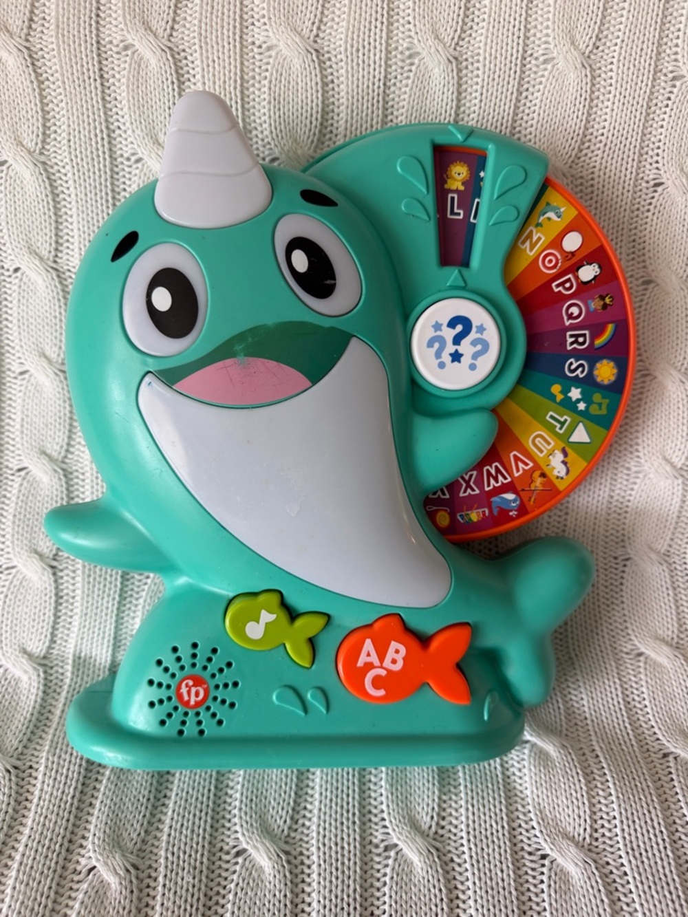 Fisher Price Linkimals Narwhal ABC Interactive Electronic Learning Toy